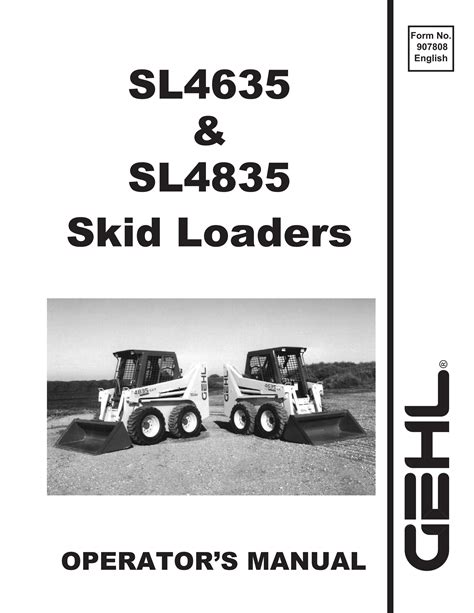 skid steer hydraulic filter restriction indicator after changing oil|GEHL SL4635 OPERATOR'S MANUAL Pdf Download .